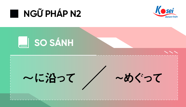 So sánh ngữ pháp tiếng Nhật N2: 〜に沿って và ~めぐって